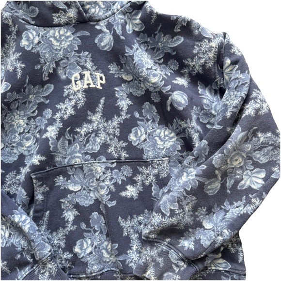 Gap X Loveshackfancy Floral Hoodie Girls Size Medium - Picture 4 of 7